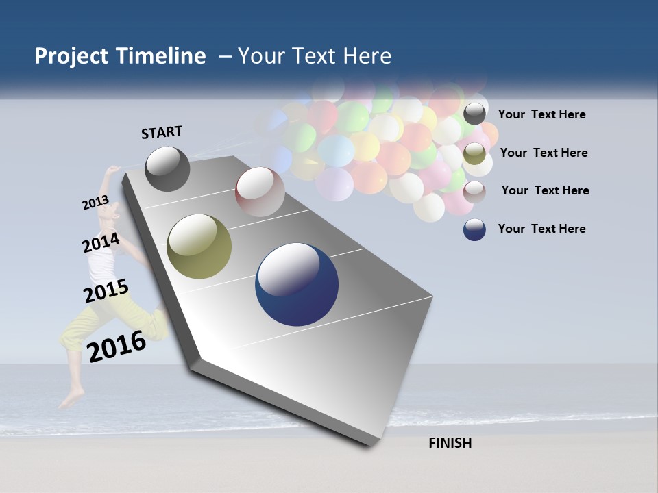 Beach Enjoy Lifestyle PowerPoint Template