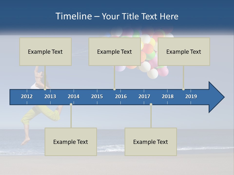 Beach Enjoy Lifestyle PowerPoint Template