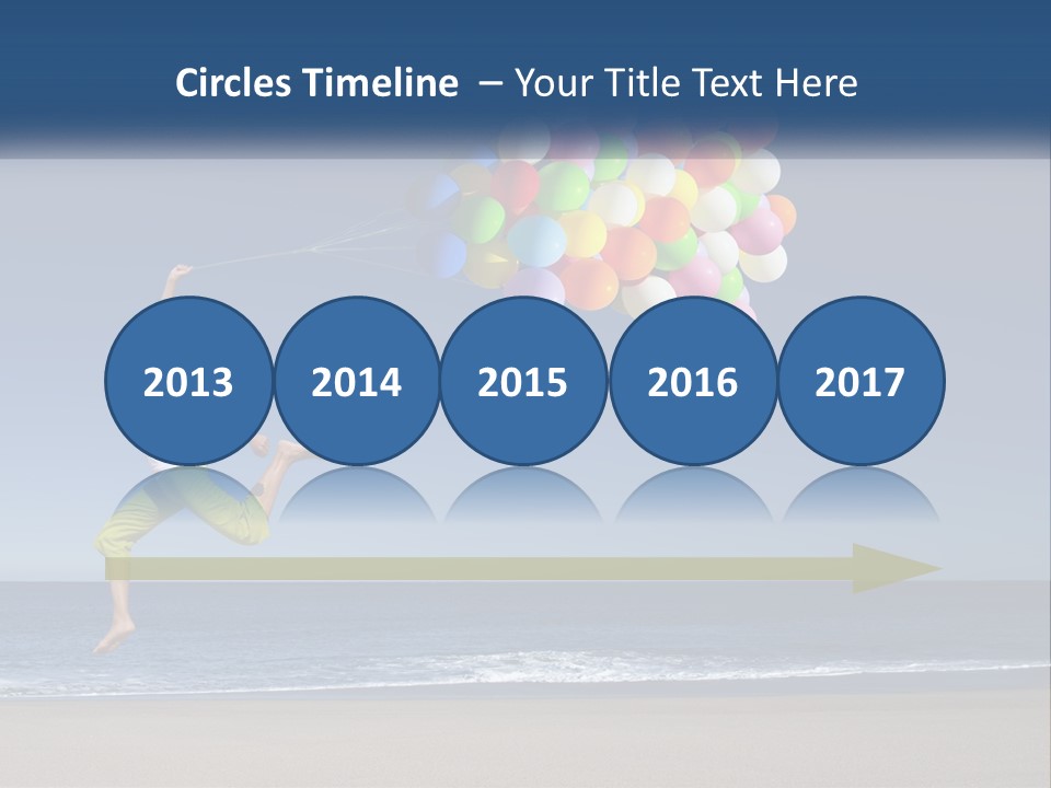 Beach Enjoy Lifestyle PowerPoint Template