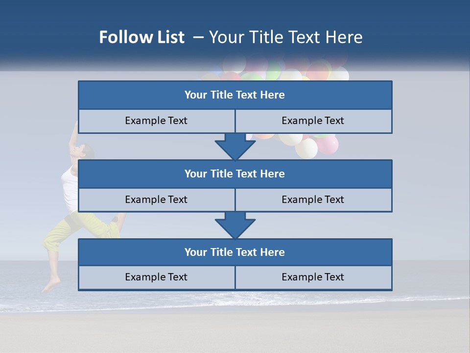 Beach Enjoy Lifestyle PowerPoint Template