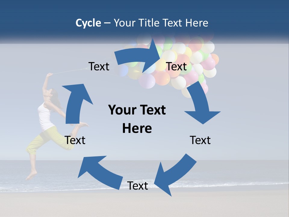 Beach Enjoy Lifestyle PowerPoint Template