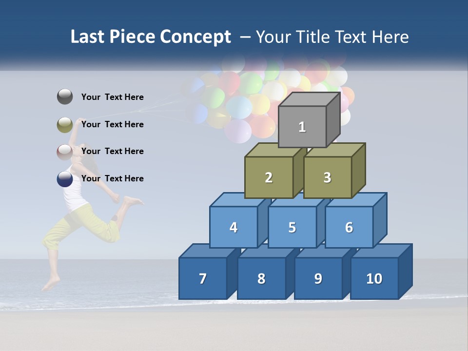 Beach Enjoy Lifestyle PowerPoint Template