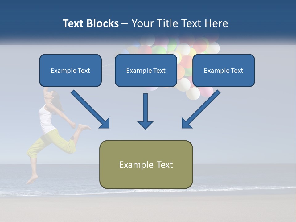 Beach Enjoy Lifestyle PowerPoint Template