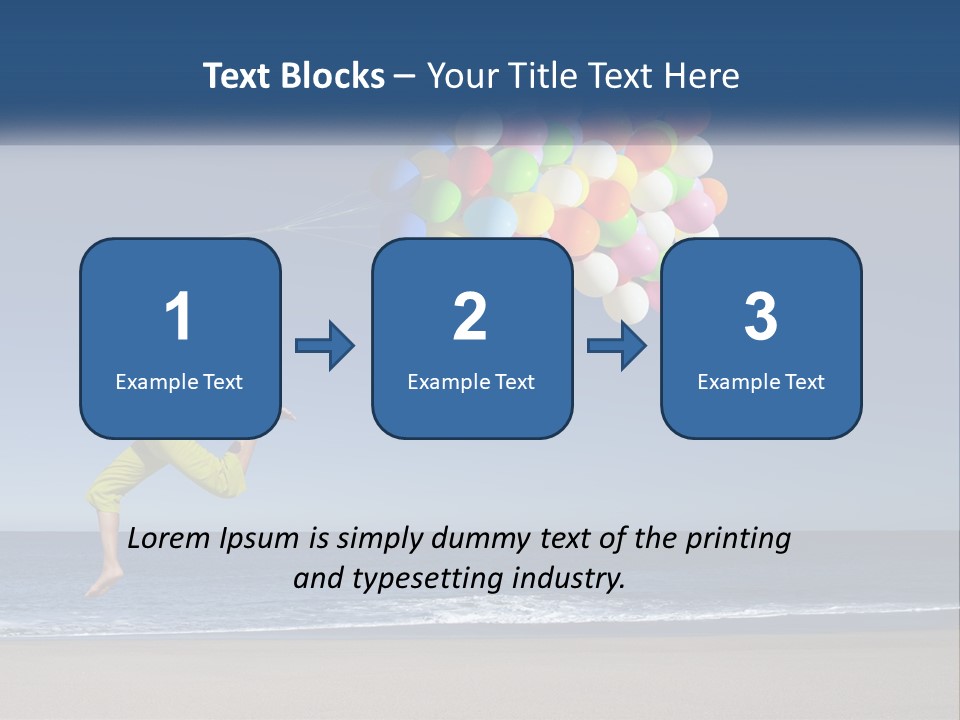 Beach Enjoy Lifestyle PowerPoint Template