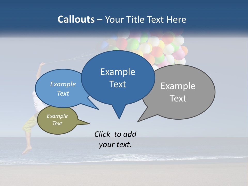 Beach Enjoy Lifestyle PowerPoint Template