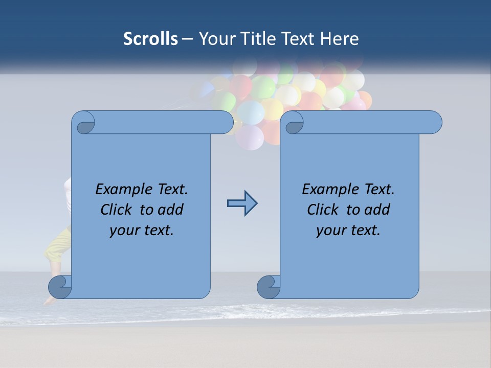 Beach Enjoy Lifestyle PowerPoint Template