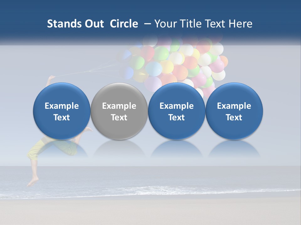 Beach Enjoy Lifestyle PowerPoint Template