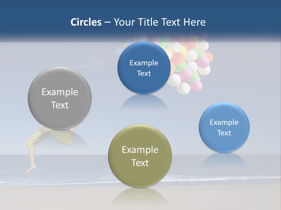 Beach Enjoy Lifestyle PowerPoint Template