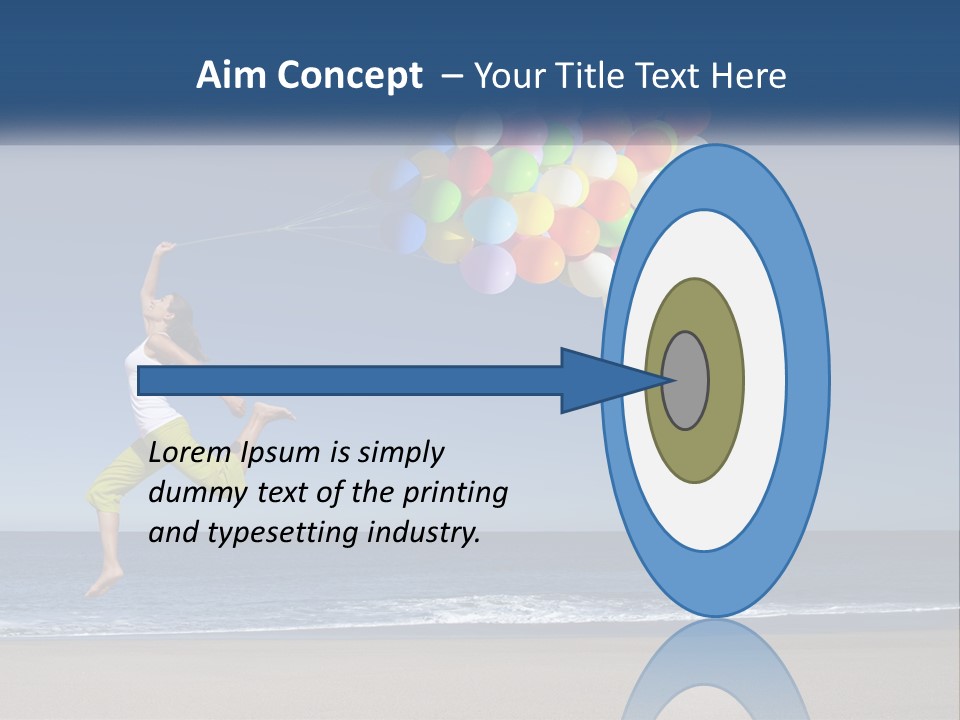 Beach Enjoy Lifestyle PowerPoint Template