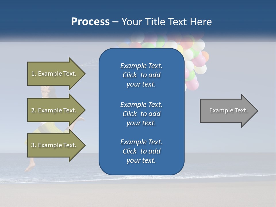 Beach Enjoy Lifestyle PowerPoint Template