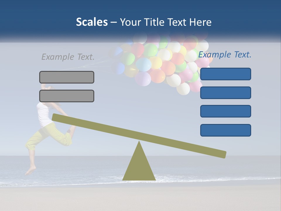 Beach Enjoy Lifestyle PowerPoint Template
