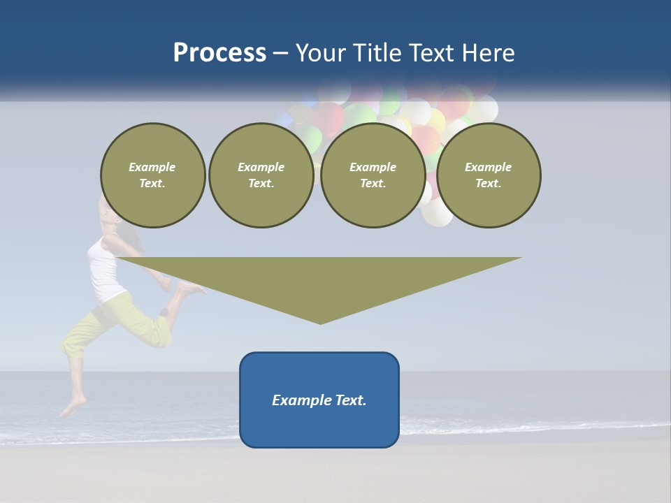 Beach Enjoy Lifestyle PowerPoint Template