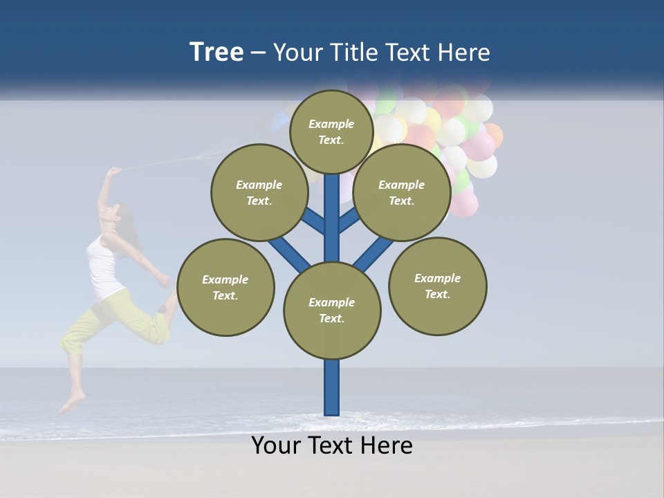 Beach Enjoy Lifestyle PowerPoint Template