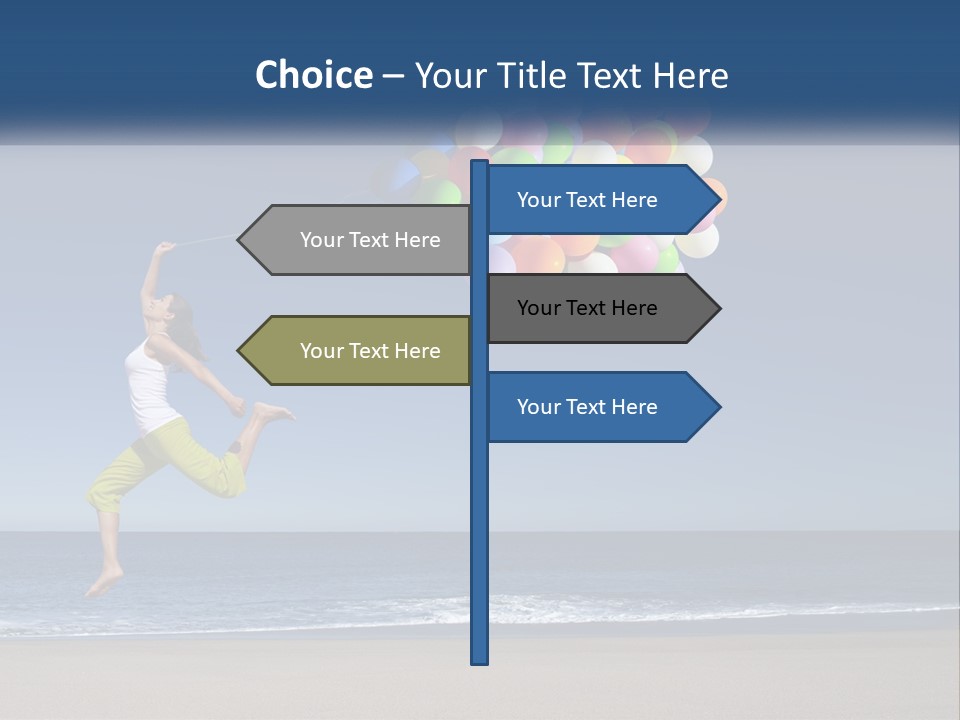 Beach Enjoy Lifestyle PowerPoint Template