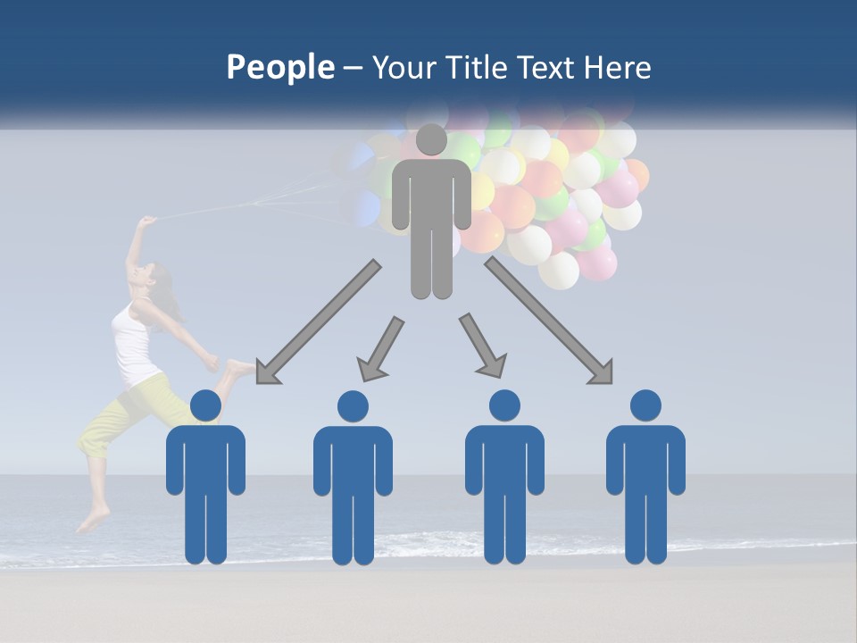 Beach Enjoy Lifestyle PowerPoint Template