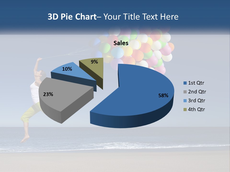 Beach Enjoy Lifestyle PowerPoint Template