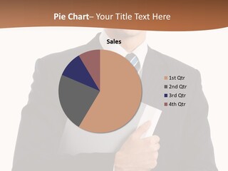 Contract White Businessman PowerPoint Template