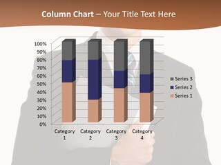 Contract White Businessman PowerPoint Template