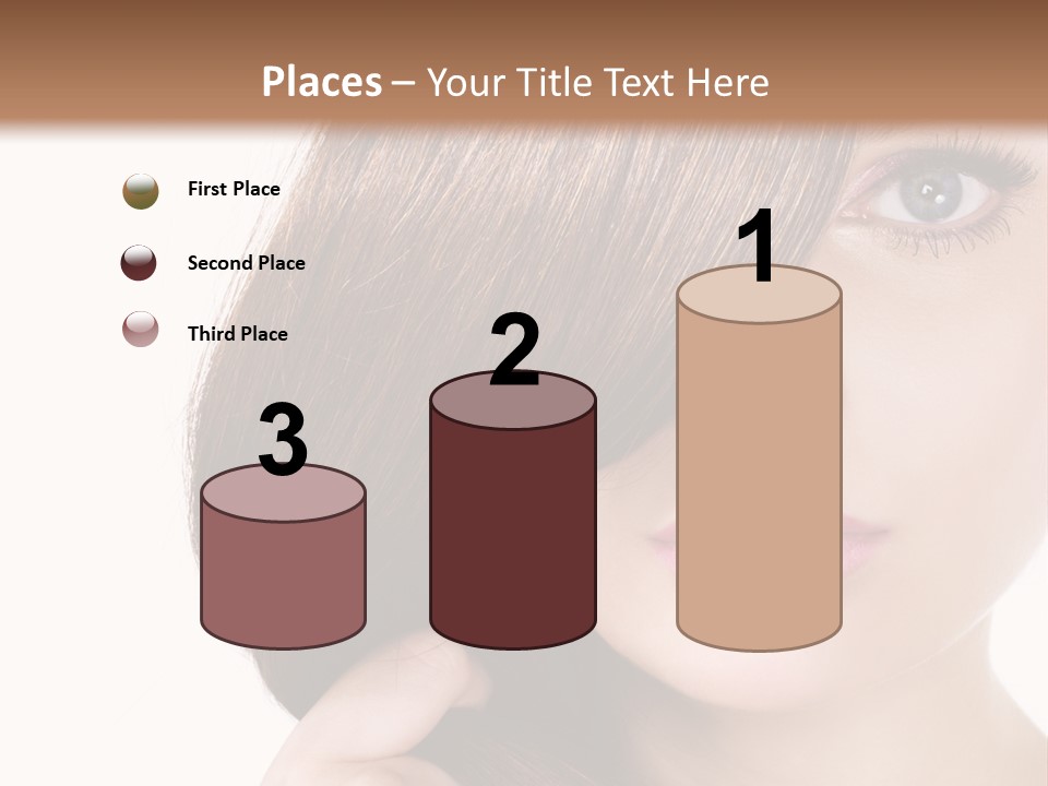Eyebrow Color Adult PowerPoint Template