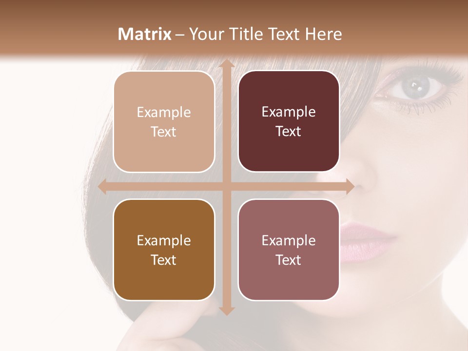 Eyebrow Color Adult PowerPoint Template