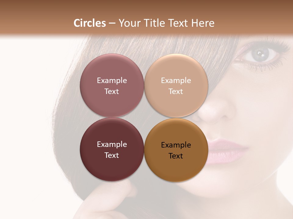 Eyebrow Color Adult PowerPoint Template