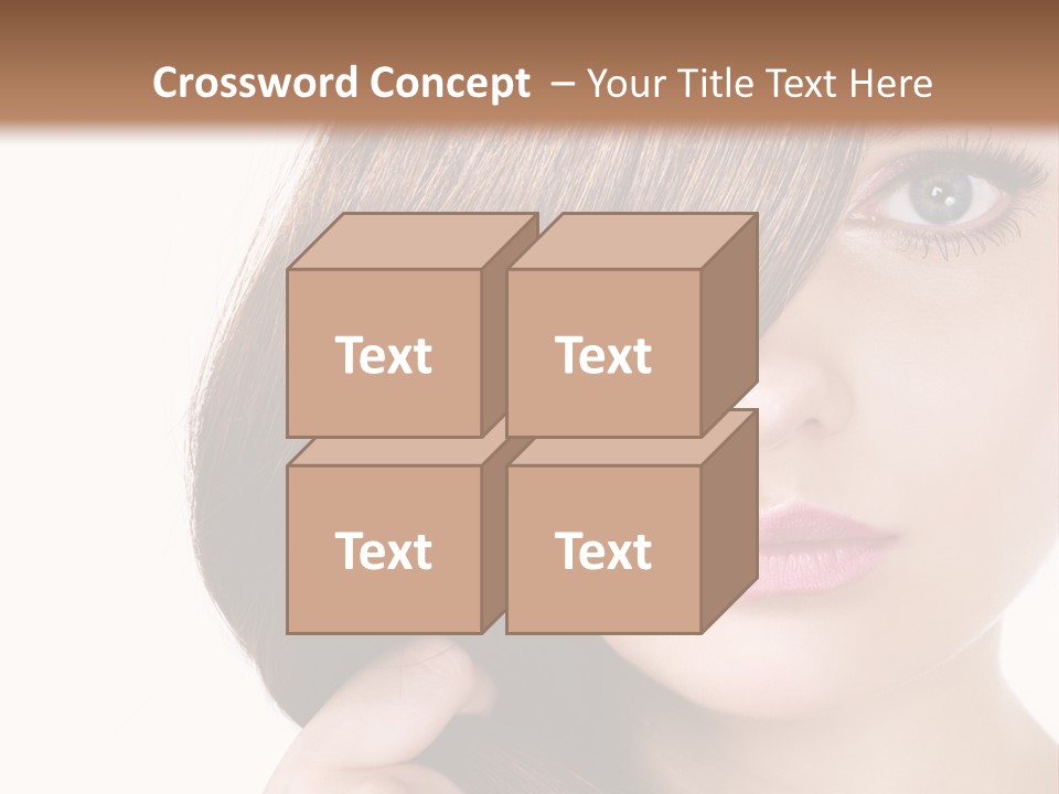 Eyebrow Color Adult PowerPoint Template