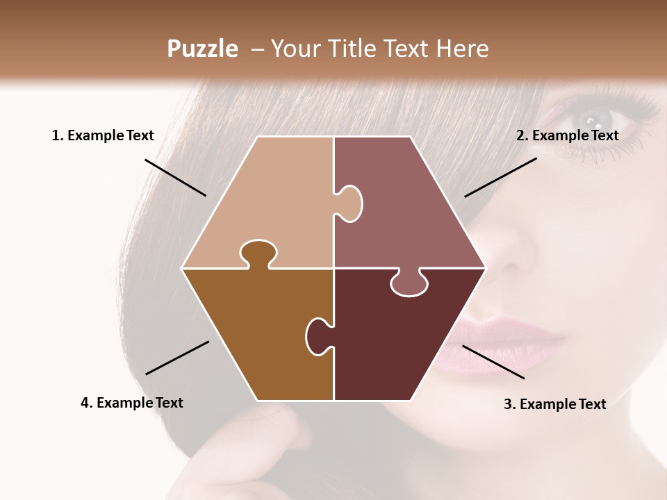 Eyebrow Color Adult PowerPoint Template