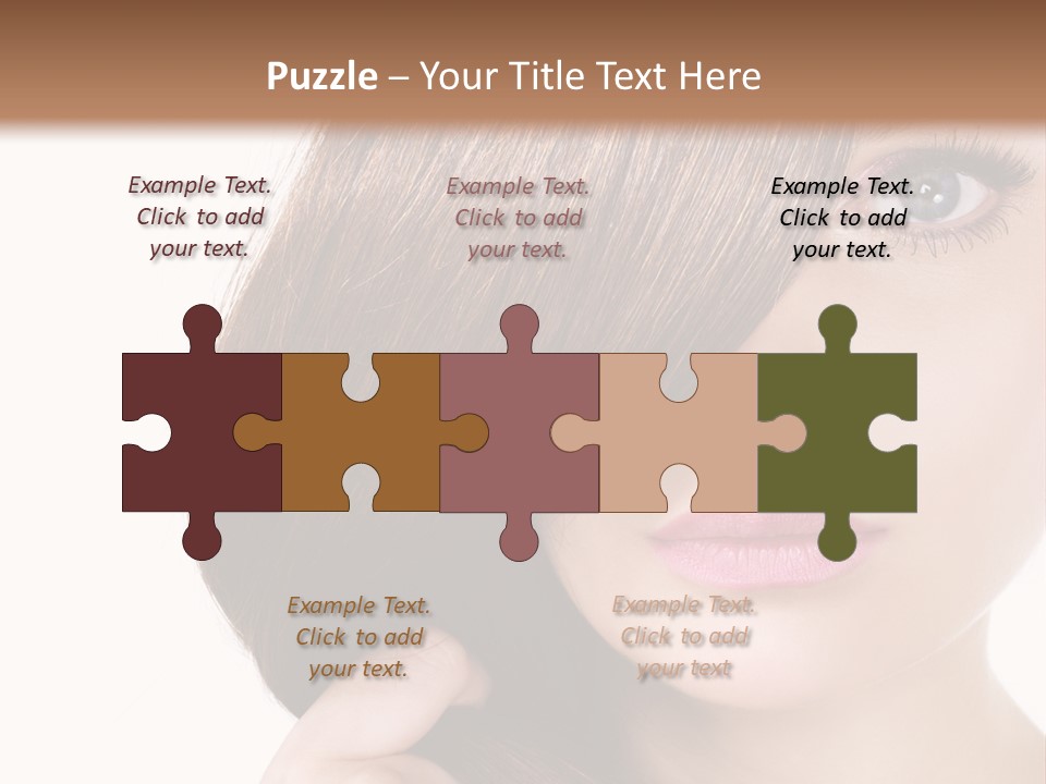 Eyebrow Color Adult PowerPoint Template