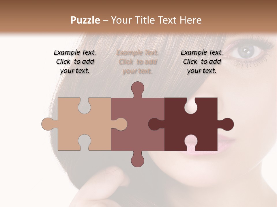 Eyebrow Color Adult PowerPoint Template