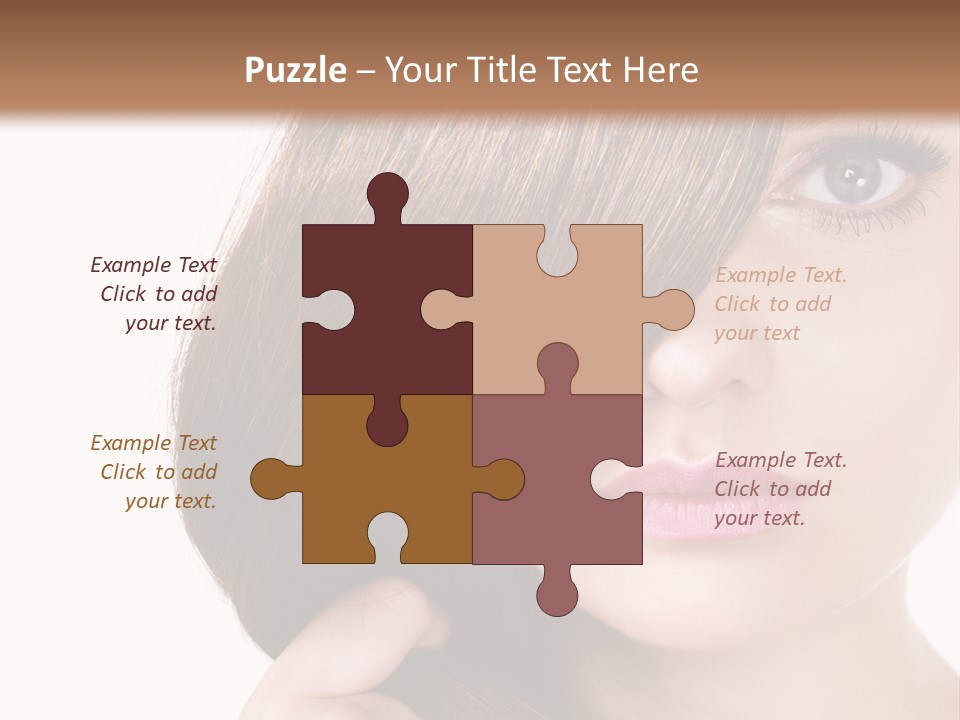 Eyebrow Color Adult PowerPoint Template