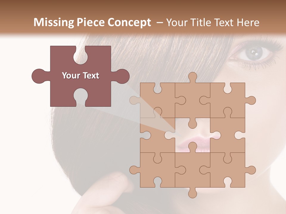 Eyebrow Color Adult PowerPoint Template