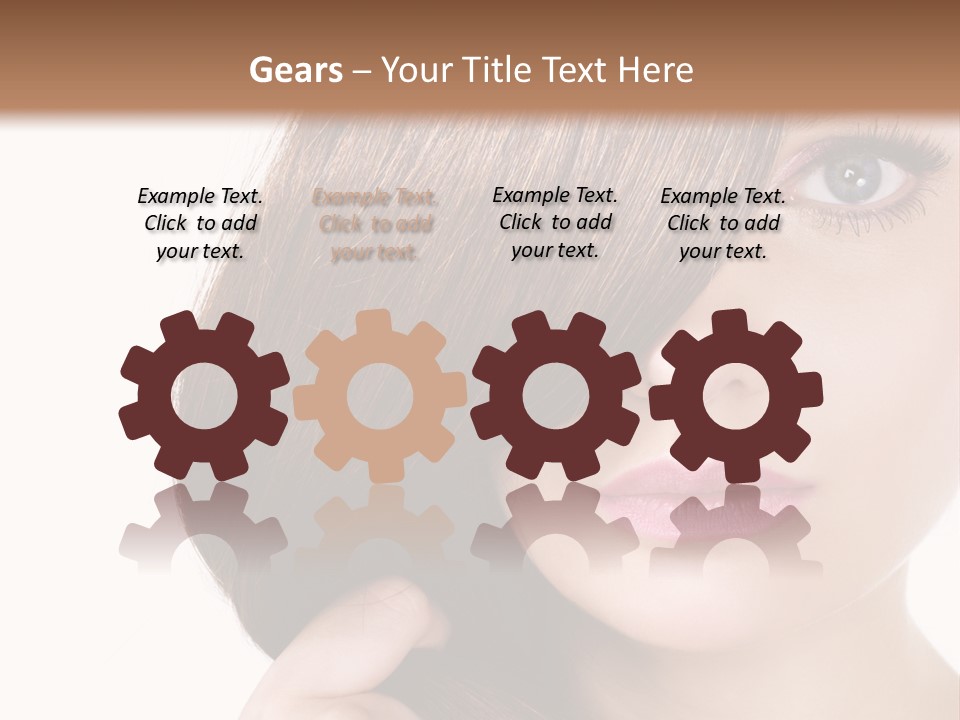 Eyebrow Color Adult PowerPoint Template