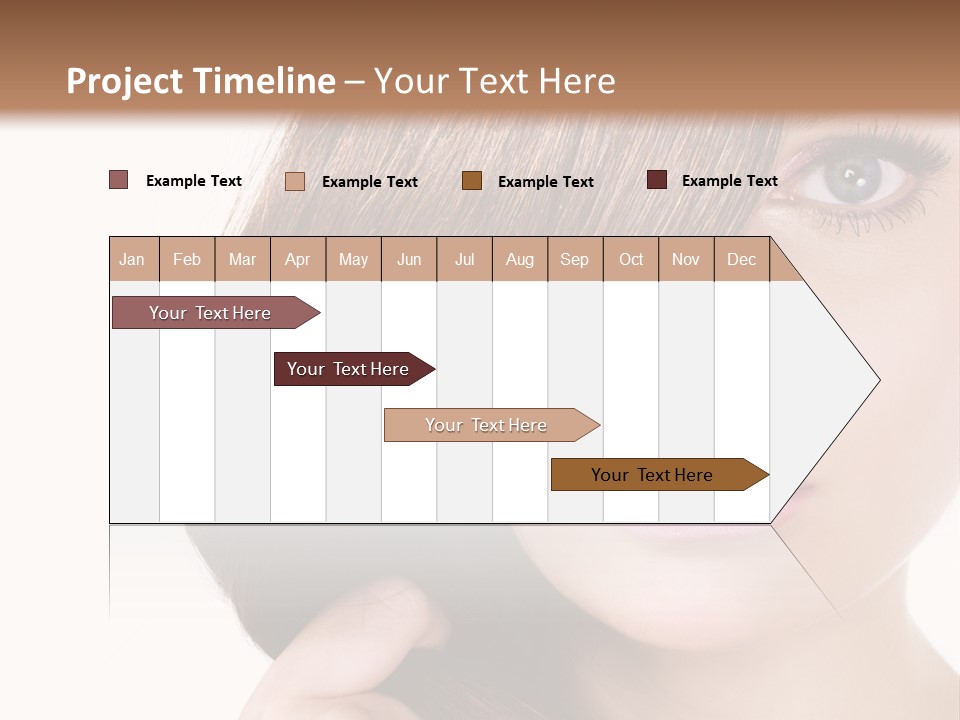 Eyebrow Color Adult PowerPoint Template