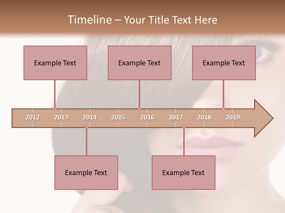 Eyebrow Color Adult PowerPoint Template