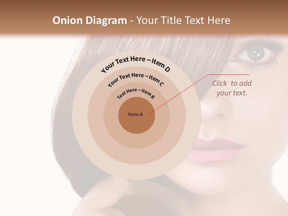 Eyebrow Color Adult PowerPoint Template