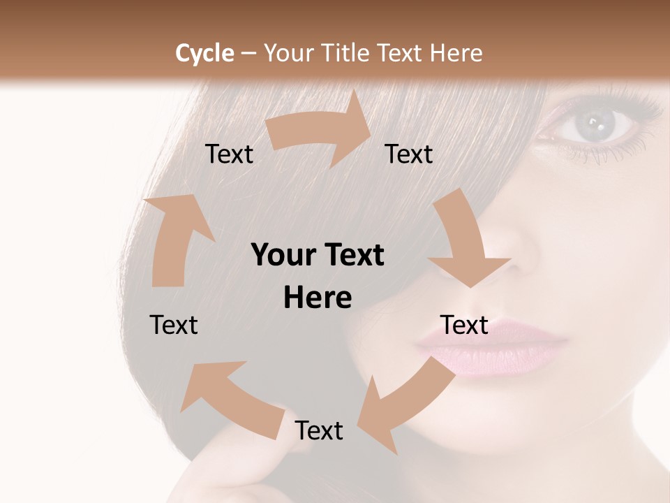 Eyebrow Color Adult PowerPoint Template