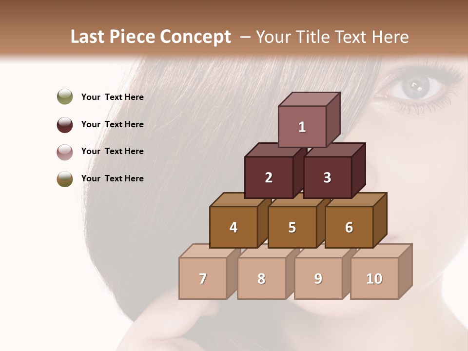 Eyebrow Color Adult PowerPoint Template