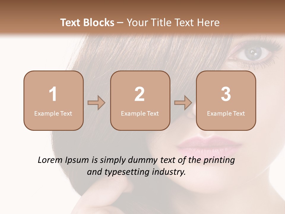 Eyebrow Color Adult PowerPoint Template