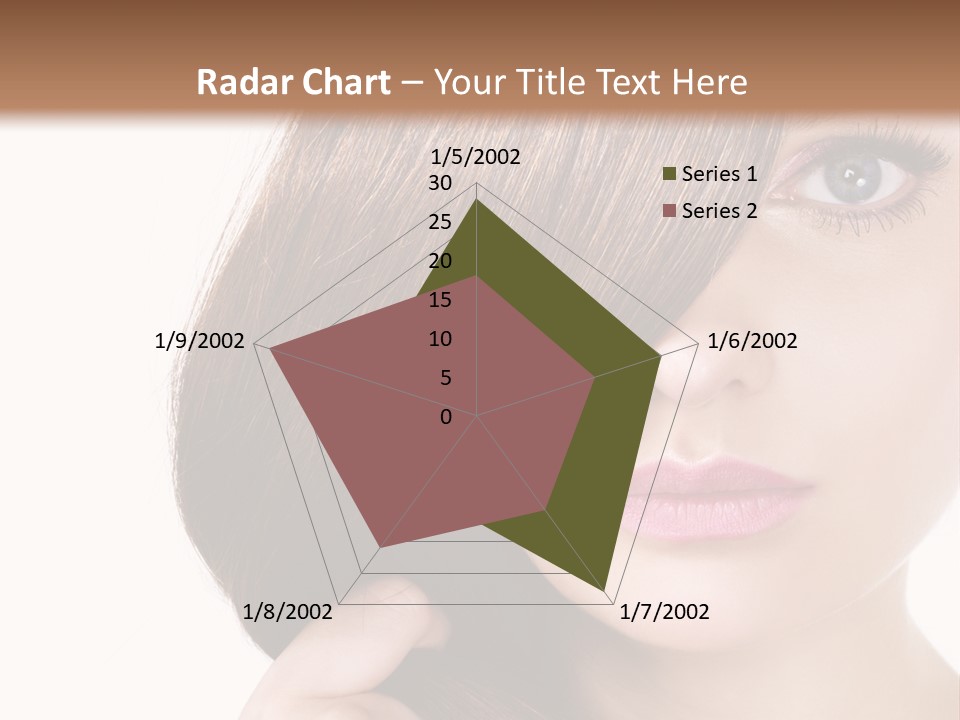 Eyebrow Color Adult PowerPoint Template