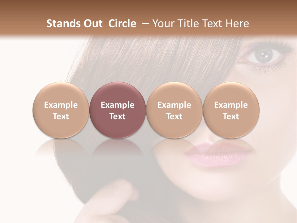 Eyebrow Color Adult PowerPoint Template