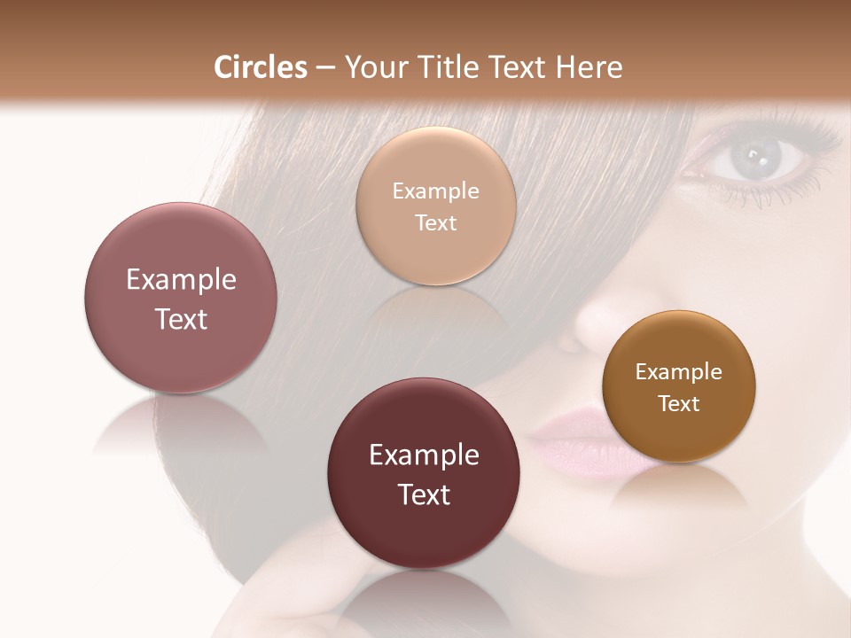 Eyebrow Color Adult PowerPoint Template