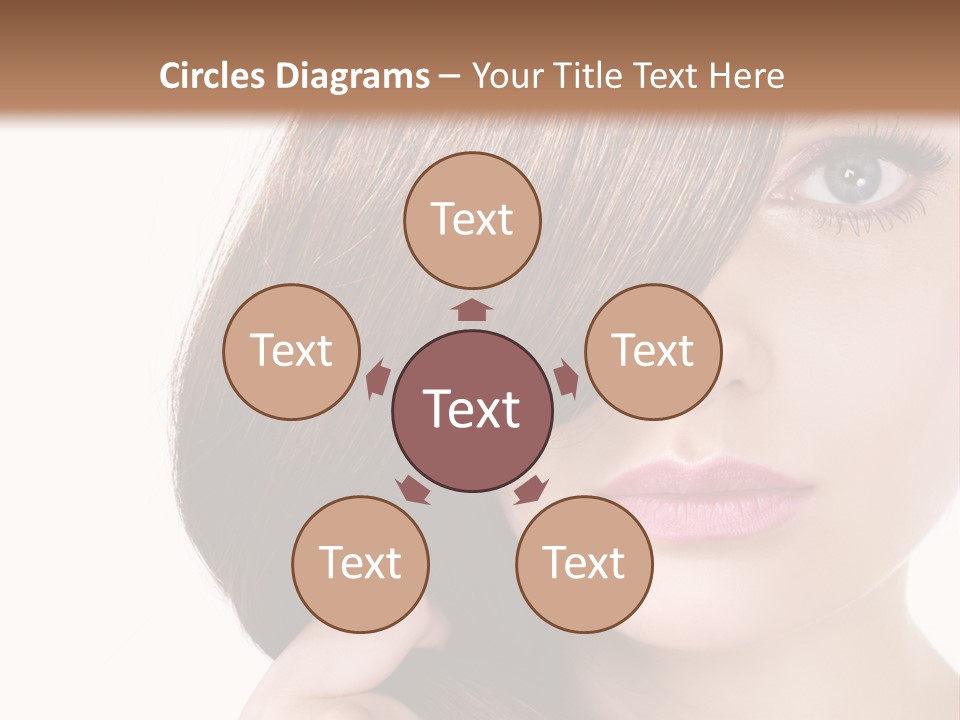 Eyebrow Color Adult PowerPoint Template