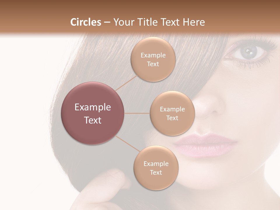 Eyebrow Color Adult PowerPoint Template