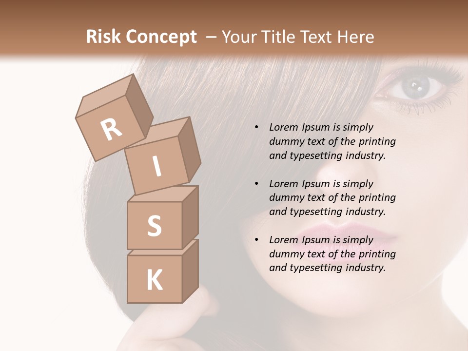 Eyebrow Color Adult PowerPoint Template