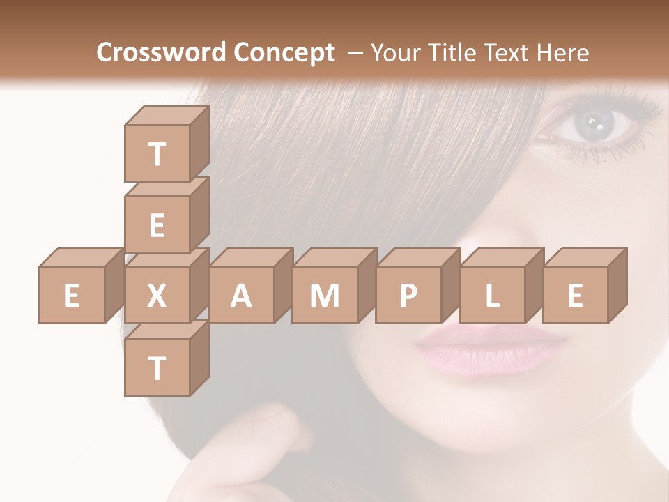 Eyebrow Color Adult PowerPoint Template