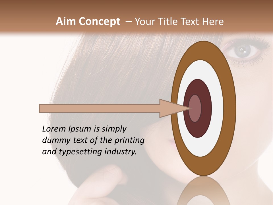 Eyebrow Color Adult PowerPoint Template