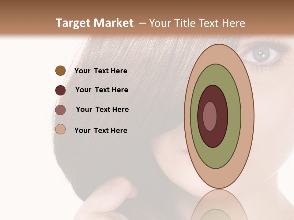 Eyebrow Color Adult PowerPoint Template