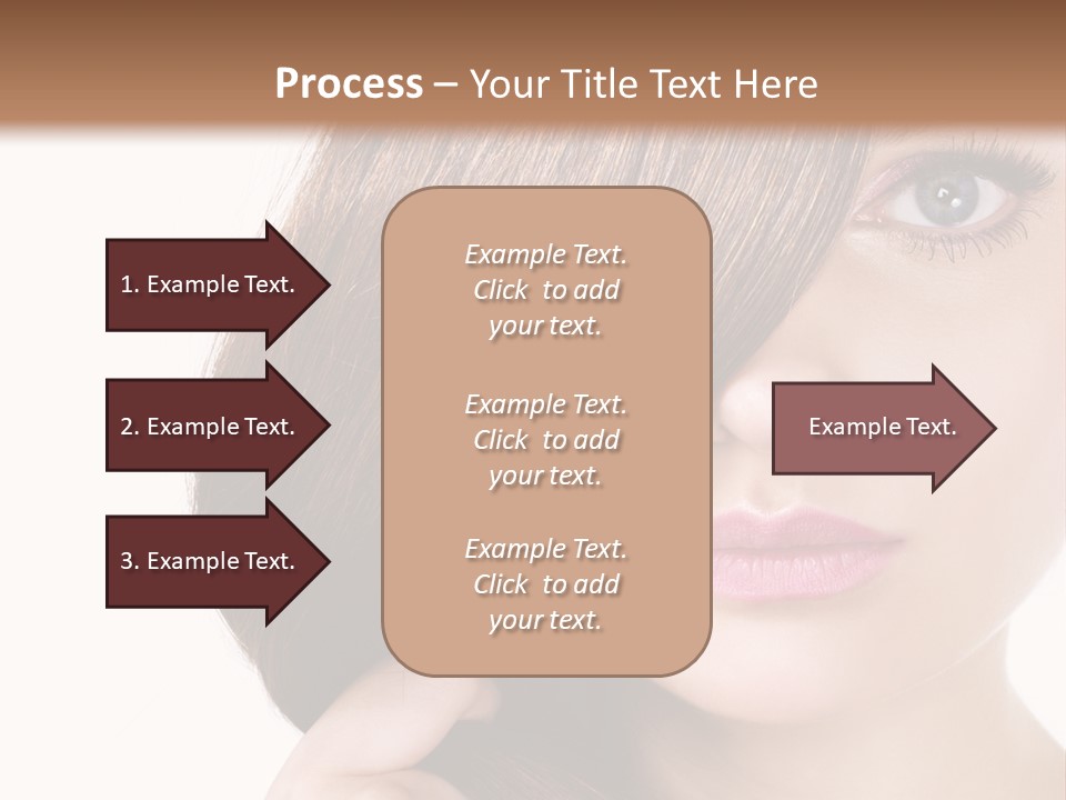 Eyebrow Color Adult PowerPoint Template