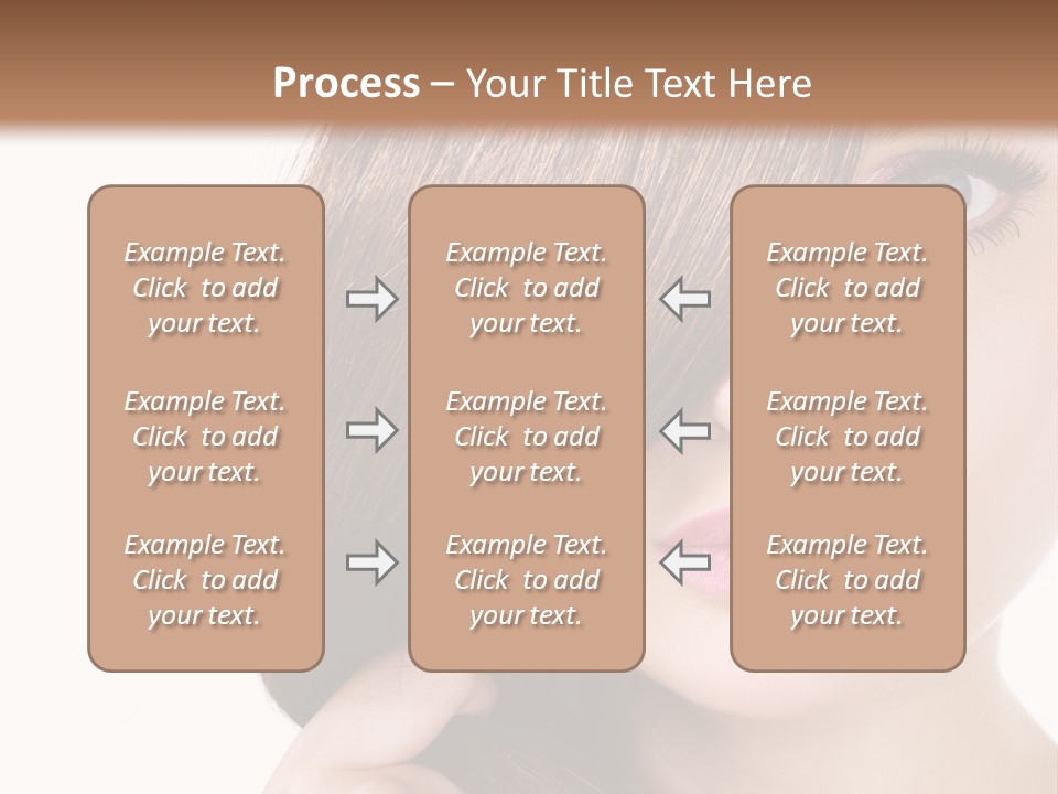Eyebrow Color Adult PowerPoint Template