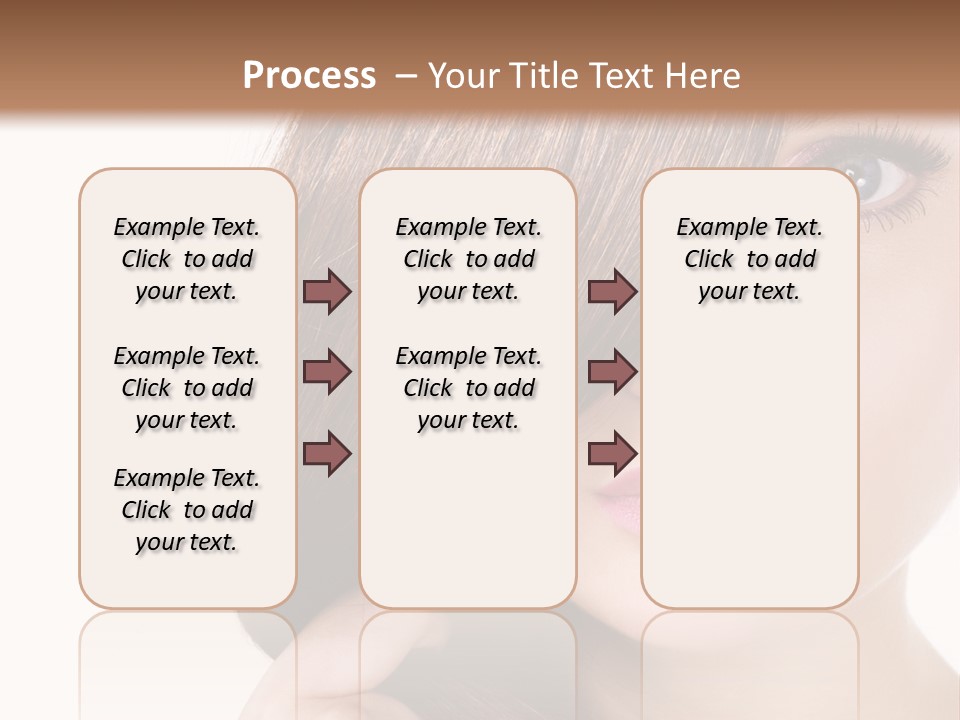 Eyebrow Color Adult PowerPoint Template